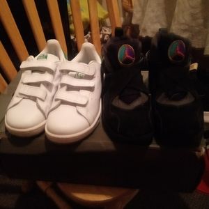Bundle AIR JORDAN VIIl (8) kids sneaker size 1.5y
